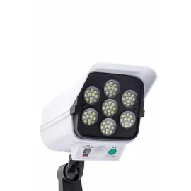 Kamera Görünümlü Led Lamba Dönebilen Bahçe Aydınlatması Duvar Lambası