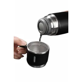 3 Bardaklı Termos Seti Anneler Gününe Özel Hediye Taşınabilir Sızdırmaz Isı Koruyucu