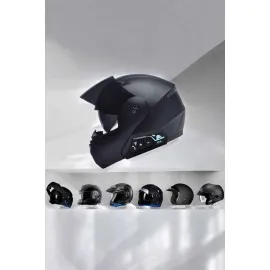 Kask Kulaklığı Motosiklet Intercom Interkom Dinleme Konuşma Özellikli Su Geçirmez