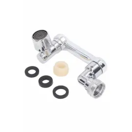 Döndürülebilir Musluk Mutfak Banyo Musluk Ucu Başlığı 4 Filtreli