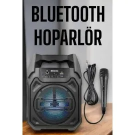 Güçlü Ve Şarj Edilebilir Bluetooth Hoparlör 6.5 İnç