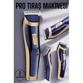 Kablosuz Tıraş Makinesi Hızlı Şarj ve Uzun Süreli Kullanım, Sessiz ve Güçlü Motor