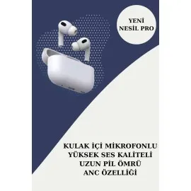 3 Kordonlu Pembe Amoled Ekran Akıllı Saat Ve Yeni Nesil Pro Kablosuz Bluetooth Kulaklık Anc/enc