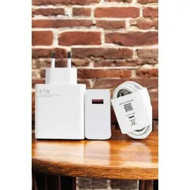 Şarj Aleti Turbo Hızlı 67W Type-C Hızlı Şarj