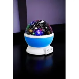 Yıldızlı Gökyüzü Projeksiyon Gece Lambası Hareketli Işık Şovu