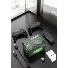 Atari Oyun Konsolu 2000 Oyunlu Game Stick 2.4G Wireless