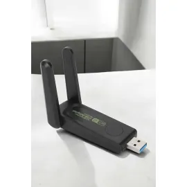 Dual Band Wifi Alıcı Adaptör USB 3.0 Destekli