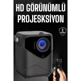Yüksek Hd Görünümlü Taşınabilir Projeksiyon Cihazı