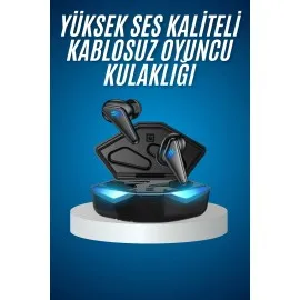 Bluetooth Kulaklık Oyuncu Kulaklığı Rgb Işıklı Oyunlarda Düşük Gecikme