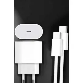 Güç Adaptörü Ve Kablosu Şarj Aleti 15/15 Pro Max Uyumlu Hızlı Şarj