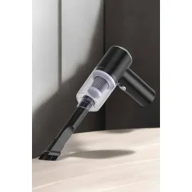 Üflemeli Güçlü Vakumlu Ev Ofis Araç Süpürgesi El Süpürgesi Şarjlı