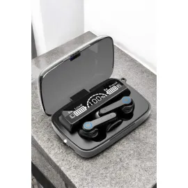 Bluetooth Kulaklık Powerbankli Dijital Göstergeli Dokunmatik Kontrol