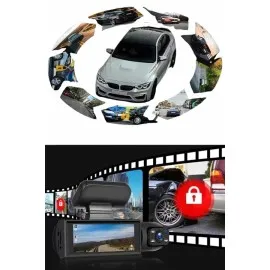 Sürüş Kamerası Video Kaydedici Hareket Algılama Gece Görüşlü