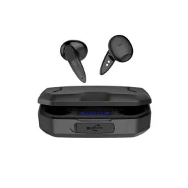 Rgb Işıklı Çift Mikrofonlu Siyah Profesyonel Oyuncu Kulaklığı Kablosuz Kulakiçi