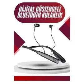 100 Saat Bluetooth Kulaklık Dijital Göstergeli Anc Özelliği Kablolu