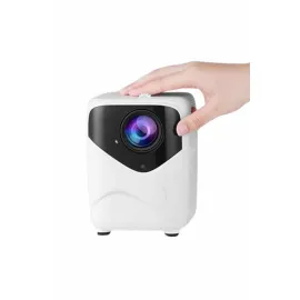 HD Ayaklı Portatif Projeksiyon Cihazı Android İşlemcili Sinema Projektörü