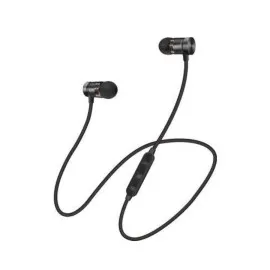 Sports Mıknatıslı Siyah Bluetooth Kulaklık Kablolu Uzun Pil Ömrü