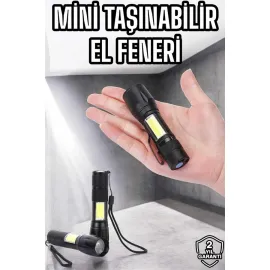 Işıldak El Feneri Kamp Lambası Mini Taşınabilir Acil Durum Lambası Fener Led Işık
