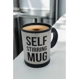 Yazılı Kupa Kendi Kendini Karıştıran Mikser Kupa Termos Bardak