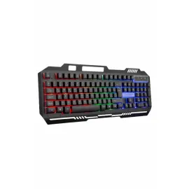 Işıklı Oyuncu Q Klavye Mouse Seti Siyah Gaming Oyuncu Klavye