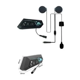 Bluetooth Kask Kulaklığı Intercom 5.0 Bluetooth Android Ve İos Uyumlu