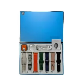 Akıllı Saat 7 Kordon Hediyeli Takvim Alarm Nabız Ölçer Bildirim Görme Sesli Görüşme