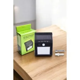 Solar Güneş Enerji Panelli Sensörlü Lamba Enerji Tasarruflu