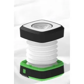 Katlanabilir Kamp Lambası Solar Fener Görünümlü 3 Kademeli Şarjlı