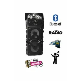 Bluetooth Hoparlör Yüksek Ses Kaliteli Büyük Boy Çift Çıkışlı Ses Bombası