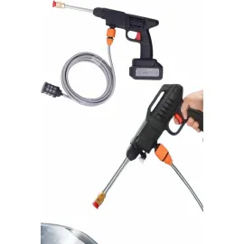 Akülü Oto Araç Yıkama Yüksek Basınçlı Araba Yıkama Makinesi Şarjlı