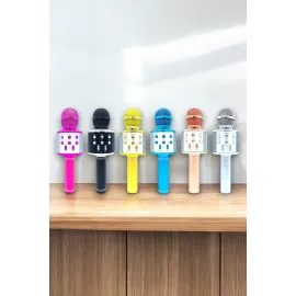 Taşınabilir Bluetooth Karaoke Mikrofon: Hafıza Kart Girişli, Etkileyici Performans
