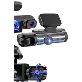 Araç İçi Full Hd Kamera Ön ve Arka Kameralı Ekranlı Araç Kamerası