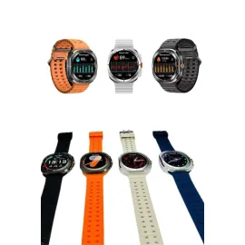 Akıllı Saat Unısex Zarif Görünümlü Titanyum Kasa Amoled Ekran Müzik Dinleme