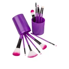 Makyaj Fırçası 12 Parça Set Yumuşak Uçlu Göz Makyajına Uygun Hafif Ve Taşınabilir Çanta