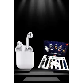 2025 Model Akıllı Saat ve 2.Nesil TWS Bluetooth Kulaklık Yüksek Ses Kaliteli