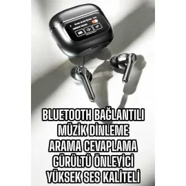 Bluetooth Kulaklık Kablosuz Ekranlı Anc/enc Destekli Dokunmatik