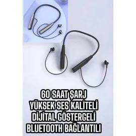 Yeni Nesil Bluetooth Kulaklık Kablolu Kulak İçi Dijital Göstergeli