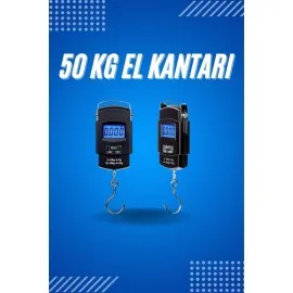 50 Kg Dijital El Terazisi Cep Tartısı El Kantarı Terazi