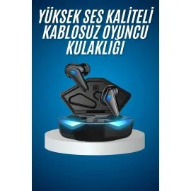 Bluetooth Kulaklık Oyuncu Kulaklığı Rgb Işıklı Oyunlarda Düşük Gecikme