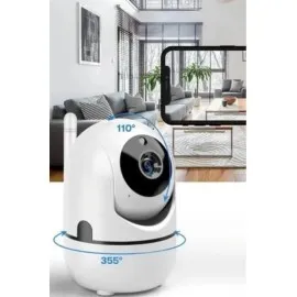 Akıllı Güvenlik Kamerası Hd Görüntü Kalitesi Hareket Algılama Wifi Kamera