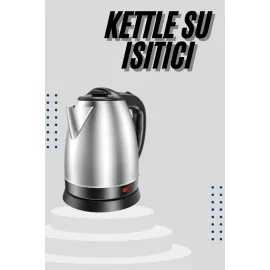 Kettle C F Tipi 220-240V Paslanmaz Çelik Elektrik Kablolu Otomatik Kapanma