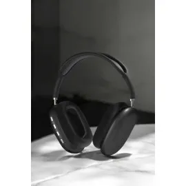 P9 Plus Kulaklık Siyah Bluetooth Bağlantılı Kulak Üstü Kablosuz