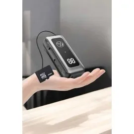 Kablolu Bluetooth Kulaklık Kulak İçi Stereo Mikrofonlu Dijital Göstergeli