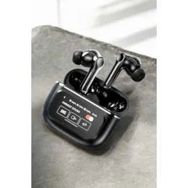 Yeni Nesil Bluetooth Kulaklık Ekranlı Yüksek Ses Kaliteli Uzun Şarj Süreli