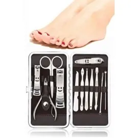 12 Parça El Ayak Temizleme Pense Kir Temizleme Aparatı Kaş Cımbızı