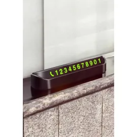 Numaralık Araç İçi Araba Araç Park Numaratör Telefon Numarası Yazma