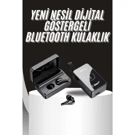 TWS Bluetooth Kulaklık Aynalı Kulaklık Dijital Göstergeli Dokunmatik Kontrol