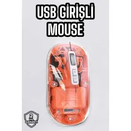 Sessiz Kablosuz Usb Girişli Mouse Fare Yüksek Performanslı