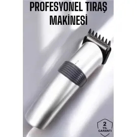 Erkeklere Özel Şarjlı Saç Ve Sakal Kesme Tıraş Makinesi Seti