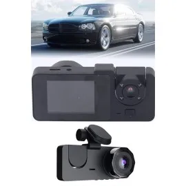 Araç İçi Dikiz Kamerası Sürüş Kaydedici 3 Lensli Dvr Kamera